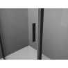 Mexen Exo Schiebeduschkabine 125 x 90 cm, transparent, schwarz - 8151-125-090-70-00