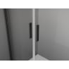 Mexen Exo Doppeltüren-Duschabtrennung 70 cm, transparent, schwarz - 8182-070-000-70-00