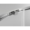 Mexen Exo halbrunde Duschkabine, verschiebbar 70 x 70 cm, transparent, Chrom - 8131-070-070-01-00