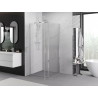 Mexen Exo Duschkabine schwenkbar 100 x 100 cm, transparent, Chrom - 8182-100-100-01-00