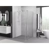 Mexen Exo Duschkabine schwenkbar 80 x 90 cm, transparent, Chrom - 8182-080-090-01-00