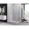 Mexen Exo Duschkabine mit Schwenktür 80 x 95 cm, transparent, Chrom - 8182-080-095-01-00