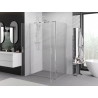 Mexen Exo Duschkabine mit Drehtür 80 x 100 cm, transparent, Chrom - 8182-080-100-01-00