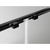 Mexen Exo Duschkabine Schiebetür 110 x 100 cm, transparent, schwarz - 8151-110-100-70-00