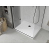 Mexen Lima faltbare Duschkabine 120 x 70 cm, transparent, schwarz + Duschwanne Flat, weiß - 856-120-070-70-00-4010B