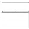 Mexen Uni Aufsatzwaschtischplatte 80 cm, graumatt - 91AXX-0804-464-18-62