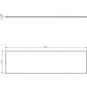 Mexen Uni Schrankplatte 170 cm, Nussbaum - 91AXX-1704-464-18-86