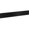 Mexen Orio Front für den Schrankkörper des Badezimmerschranks 140 x 20 cm, schwarz matt - 91A10-1400-235-1-71