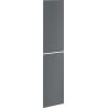 Mexen Orio Front für den Korpus des Badezimmerschranks 35 x 80 cm (2 Stück), Graphit matt - 91A11-1600-300-2-66