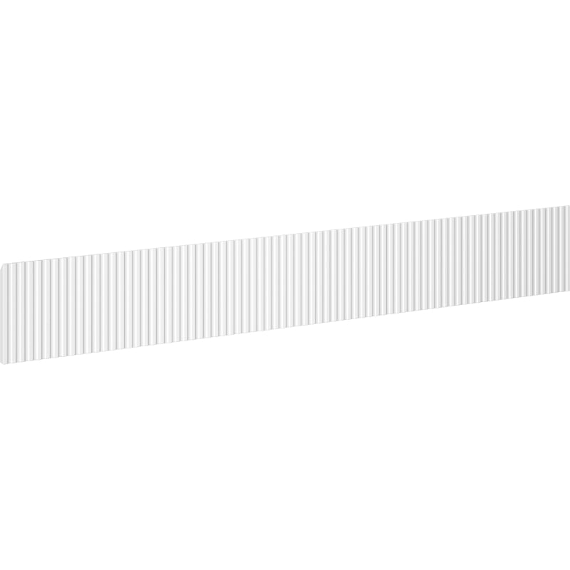 Mexen Rivel Front gerillt für den Korpus des Badezimmerschranks 140 x 20 cm, mattweiß - 91A20-1400-235-1-01