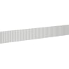Mexen Rivel Front Rippling für Badezimmermöbelkorpus 120 x 20 cm, Grau Matt - 91A20-1200-235-1-62