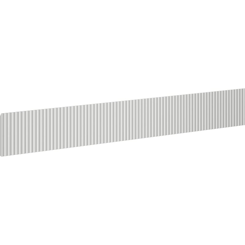 Mexen Rivel Front geriffelt für den Korpus des Badezimmerschranks 160 x 20 cm, Grau Matt - 91A20-1600-235-1-62