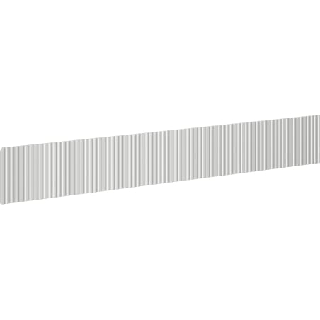 Mexen Rivel Front geriffelt für den Korpus des Badezimmerschranks 160 x 20 cm, Grau Matt - 91A20-1600-235-1-62