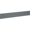 Mexen Rivel gefräste Front für Badezimmerschrankkorpus 120 x 20 cm, Graphit matt - 91A20-1200-235-1-66