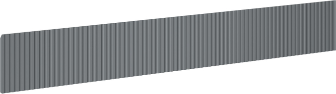 Mexen Rivel Front für Badschrankkorpus 140 x 20 cm, Graphit matt - 91A20-1400-235-1-66