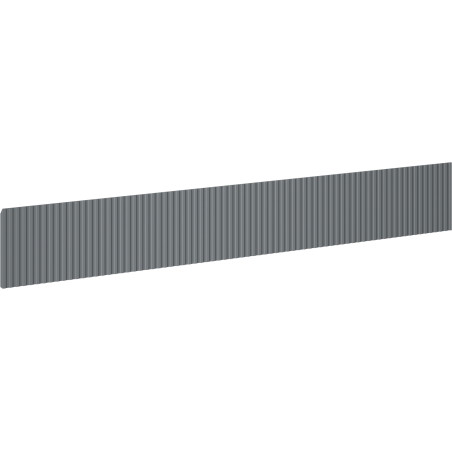 Mexen Rivel Front geriffelt für Badezimmerkorpusschränke 160 x 20 cm, graphit matt - 91A20-1600-235-1-66