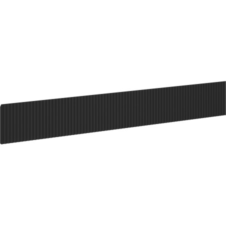 Mexen Rivel geriffelter Front für Badschrankkorpus 160 x 20 cm, schwarz matt - 91A20-1600-235-1-71