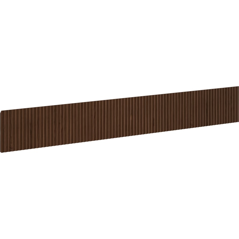Mexen Rivel gefräste Front für Badezimmerschrankkorpus 120 x 20 cm, Nussbaum - 91A20-1200-235-1-86