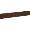 Mexen Rivel gefräste Front für Badezimmerschrankkorpus 120 x 20 cm, Nussbaum - 91A20-1200-235-1-86