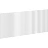 Mexen Rivel Front gerillt für Schrankkorpus im Badezimmer 80 x 43,5 cm, weiß matt - 91A20-0800-470-1-01