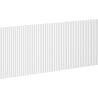 Mexen Rivel Front geriffelt für den Korpus des Badezimmerschranks 100 x 43,5 cm, weiß matt - 91A20-1000-470-1-01
