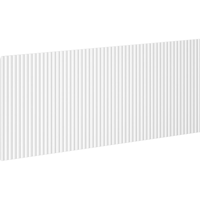 Mexen Rivel Front gerillt für den Korpus des Badschranks 120 x 43,5 cm, weiß matt - 91A20-1200-470-1-01