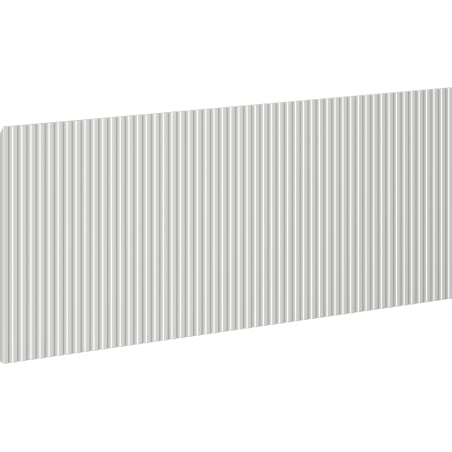 Mexen Rivel Front geriffelt für den Korpus des Badezimmerschranks 90 x 43,5 cm, graumatt - 91A20-0900-470-1-62