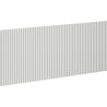 Mexen Rivel Front geriffelt für den Korpus des Badezimmerschranks 90 x 43,5 cm, graumatt - 91A20-0900-470-1-62