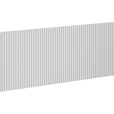 Mexen Rivel Front gerillt für Badezimmerschränkchenkorpus 120 x 43,5 cm, Grau Matt - 91A20-1200-470-1-62