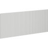 Mexen Rivel Front gerillt für Badezimmerschränkchenkorpus 120 x 43,5 cm, Grau Matt - 91A20-1200-470-1-62