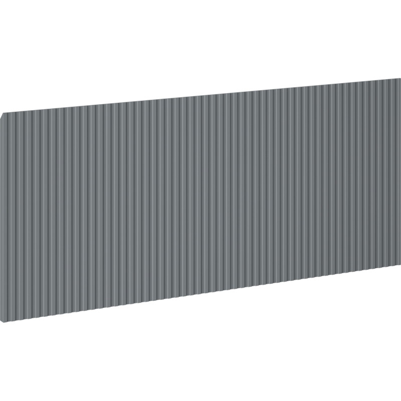 Mexen Rivel Front gerillt für den Korpus des Badezimmerschranks 120 x 43,5 cm, Graphit matt - 91A20-1200-470-1-66