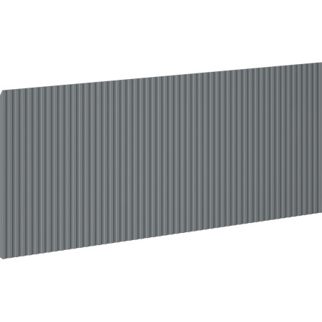 Mexen Rivel Front gerillt für den Korpus des Badezimmerschranks 120 x 43,5 cm, Graphit matt - 91A20-1200-470-1-66