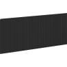 Mexen Rivel Front geriffelt für den Korpus des Badezimmer-Schranks 80 x 43,5 cm, Schwarz Matt - 91A20-0800-470-1-71