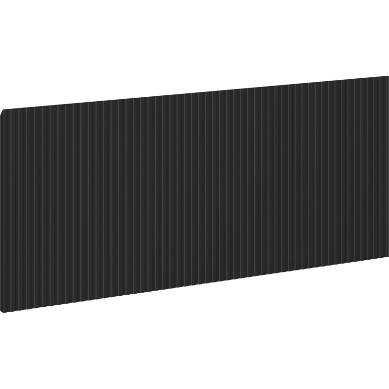 Mexen Rivel Front mit Rillen für den Schrankkörper 100 x 43,5 cm, Schwarz Matt - 91A20-1000-470-1-71