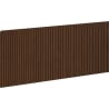 Mexen Rivel Front geriffelt für den Korpus des Badezimmerunterschranks 120 x 43,5 cm, Nussbaum - 91A20-1200-470-1-86