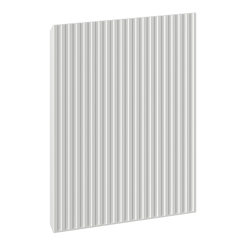 Mexen Rivel Front geriffelt für den Badezimmerschrank 40 x 43,5 cm, graumatt - 91A21-0400-470-1-62