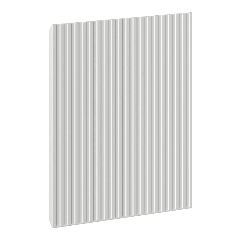 Mexen Rivel Front gerillt für den Korpus des Badschranks 45 x 43,5 cm, graumatt - 91A21-0450-470-1-62