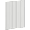Mexen Rivel Front gerillt für den Korpus des Badschranks 45 x 43,5 cm, graumatt - 91A21-0450-470-1-62