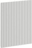 Mexen Rivel Front gerillt für den Korpus des Badschranks 45 x 43,5 cm, graumatt - 91A21-0450-470-1-62