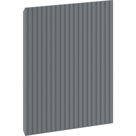 Mexen Rivel Front geriffelt für Badezimmerschrankkorpus 35 x 43,5 cm, Graphit matt - 91A21-0350-470-1-66