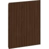 Mexen Rivel Front gerillt für den Badschrankkorpus 45 x 43,5 cm, Nussbaum - 91A21-0450-470-1-86