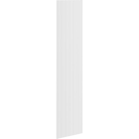 Mexen Rivel geriffelter Front für das Badezimmerschrankkorpus 35 x 160 cm (1 Stk.), weiß matt - 91A21-1600-300-1-01