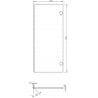 Mexen Rivel Front gezogen für den Korpus eines Badezimmerschranks 35 x 80 cm (2 Stk.), weiß matt - 91A21-1600-300-2-01