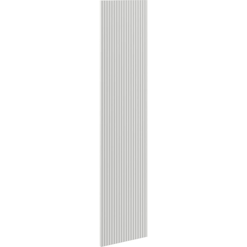 Mexen Rivel Front gerillt für Waschtischunterschrank 35 x 160 cm, Grau Matt - 91A21-1600-300-1-62