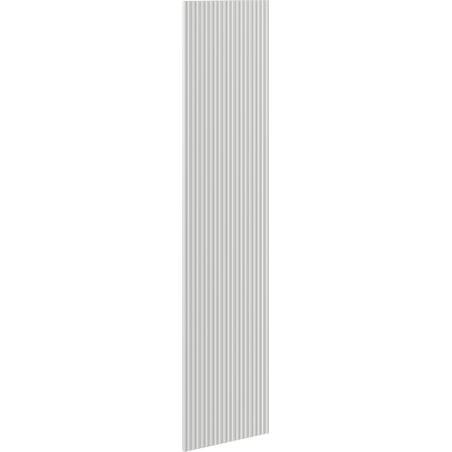Mexen Rivel Front gerillt für Waschtischunterschrank 35 x 160 cm, Grau Matt - 91A21-1600-300-1-62