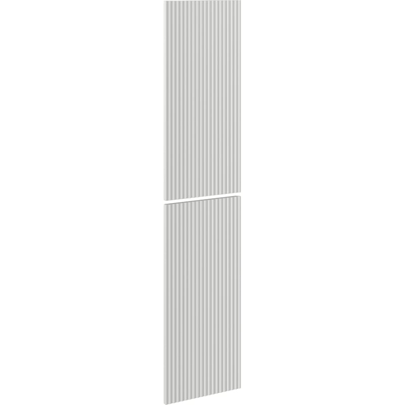 Mexen Rivel Front gerillt für Badschrankkorpus 35 x 80 cm (2 Stk.), Grau Matt - 91A21-1600-300-2-62