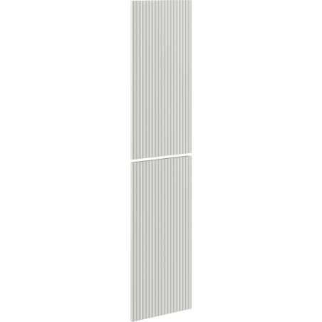 Mexen Rivel Front gerillt für Badschrankkorpus 35 x 80 cm (2 Stk.), Grau Matt - 91A21-1600-300-2-62