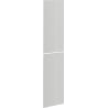 Mexen Rivel Front gerillt für Badschrankkorpus 35 x 80 cm (2 Stk.), Grau Matt - 91A21-1600-300-2-62