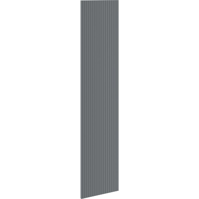 Mexen Rivel Front geriffelt für den Badschrankkorpus 35 x 160 cm, graphit matt - 91A21-1600-300-1-66