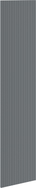 Mexen Rivel Front geriffelt für den Korpus des Badezimmerschranks 35 x 160 cm, grafit matt - 91A21-1600-300-1-66